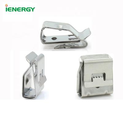 China Easy and Safe to Install SUS304 Solar Cable Clamps Cable Holder Cable Management Clips Solar PV Panel Holder Cable Clamps for sale