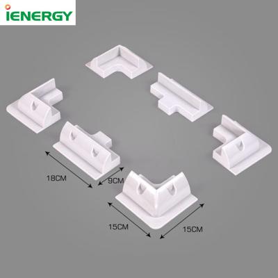 China Easy and safe to mount solar panel brackets, set of 6, solar panel corner brackets, ABS solar mount for caravan boat rv for sale