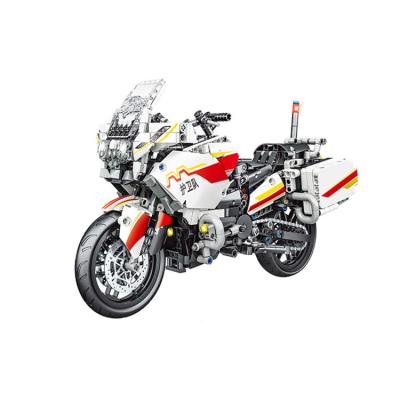 China DIY TOY Guobin -650 Series Racing Toy Building Block Sets Plastic For Motorcycle Assembling Educational Sale. for sale