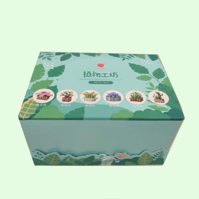 China DIY TOY Educational Toys Boys Birthday Gifts Plants Pellet Factory Workshop The Small Building Block The Group Of 12 Small Boxes for sale