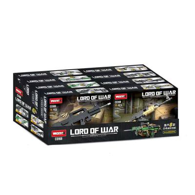 China Educational Toy Lord of War Assembled Military Weapons 8 Camouflage Building Block Fit Sets. for sale