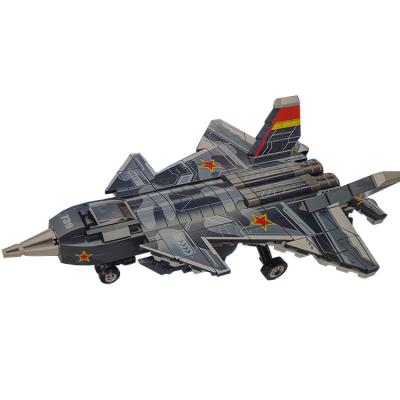 China Cheap DIY J-20Z TOY Fighter Aircraft Factory Direct Supply Military Aircraft Model Building Blocks. for sale