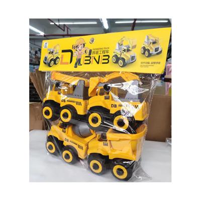 China China Manufacturer New Product Engineering Plastic Truck Disassemble And Assembled Toy Cars for sale