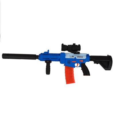 China Soft Blow Shot And Children 14 Year Toy Classic Toy Eject Bullet Dart Electronic Tactical Soft Blow Gun Toy Gun for sale