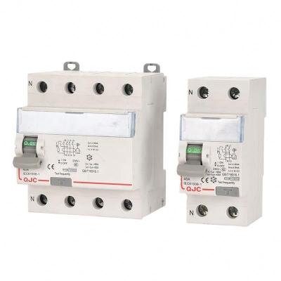 China RCCB ELCB 2 Pole 4 Pole Earth Leakage Circuit Breaker RCCB-63 for sale