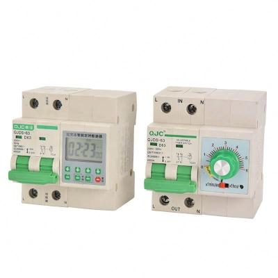 China Family Etc Industrial Building 240V Programmable AC School Factory Hospital QJC Led Relay Digital Timer / Time Switch Relay for sale