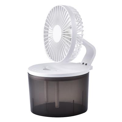 China Low Noise Fan 5V Small Desktop Convenient Humidifying Fan for sale