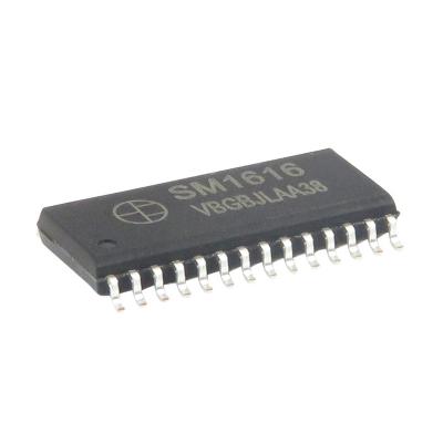 China New standard original in current hot sale integrated circuits LED display driver IC SOP-28 SM1616 for sale