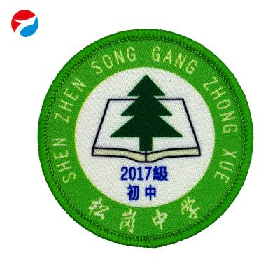 China Viable Custom Cheap School Label Name Tag Printed Woven Sewing Label Label for sale