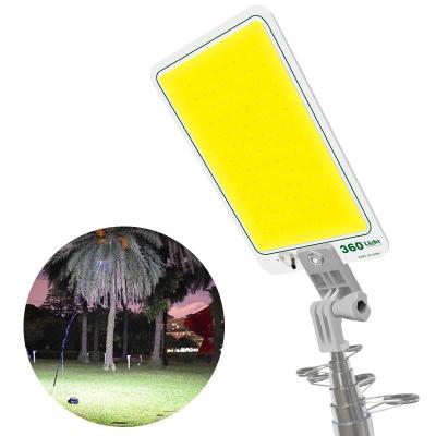 China Theme Park DC 12V COB LED Lamp Telescopic Adjustable Portable Multifunctional Lighting Panel Rod Outdoor Camping Light for sale