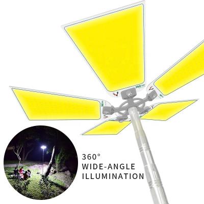 China Garden 360 Light Portable DC 12V Rod LED Outdoor Lighting Telescopic Camping Light With Remote Control for sale