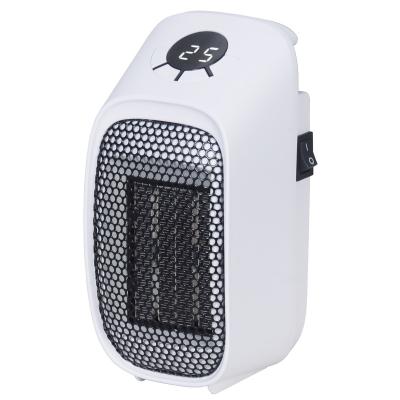 China Bedroom Ceramic Mini Radiator Space Heater Electric Practical Plug-in Portable Heater with Timer and LED Display for Office Home for sale