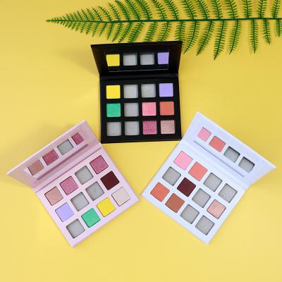 China New Waterproof Arrived 15 Color Eyeshadow Palette Private Label Custom Metallic Eyeshadow For Makeup for sale