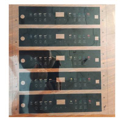 China Home Appliance Household Appliances Capacitive Touch Screen Membrane Switch By UV Printing for sale