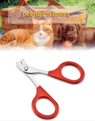 China 2022 Viable New Designer Stainless Steel Pet Grooming Mini Sharp Nail Trimmer Pet Nail Scissors For Pet for sale