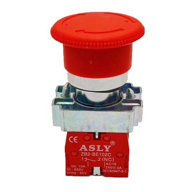 China Xb2 Control Emergency Industrial Push Button Switch With 22mm Emergency Push Button Switch Xb2-bs542 for sale