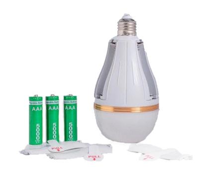 China Indoor Emergency Light Lamp Rechargeable 30w 2 Batteries Ac85-265v E27 B22 Rechargeable Bulb for sale