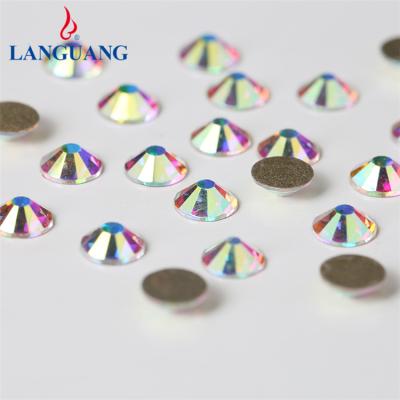 China Lan Guang Wholesale High Quality Stone Environmental Inspection Not Hot Fix Flatback Nail Art AB Fake Stone ForJewelry for sale