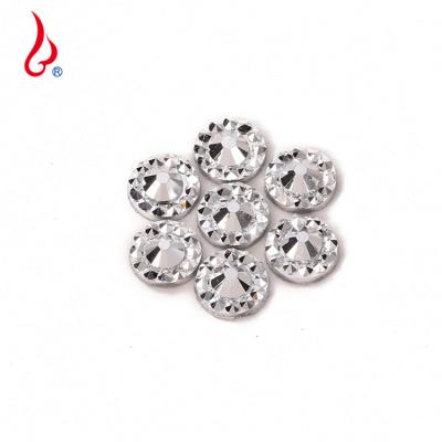 China Wholesale custom cheap foreign loose silver resin designed rhinestones rhinestones from Lan Guang 4MM China environmental inspection for sale