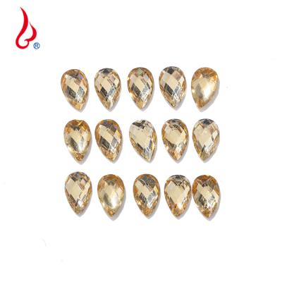 China Lan Guang 4*6mm Water Drop Shape 20000pcs/bag Wholesale Cheap Foreign Resin Designed Rhinestones Environment Inspection for sale