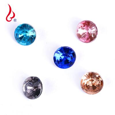 China Rhinestone 10000pcs/bag Diamond Glass Button Crystal Buttons clear acrylic wholesale from Lan Guang 3.5mm environmental inspection for sale