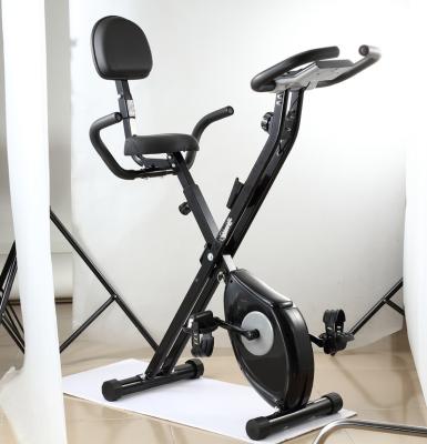 China Indoor Recumbent Ultra-Quiet Magnetic Exercise Bike Folding 10 Levels Home Use X Exercise Bikes With Heart Rate Sensors for sale