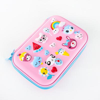 China Cute Storage Stationery Cartoon Pencil Pouch School Pencil Case With Zipper With Large Capacity Stationery Pouch For School for sale