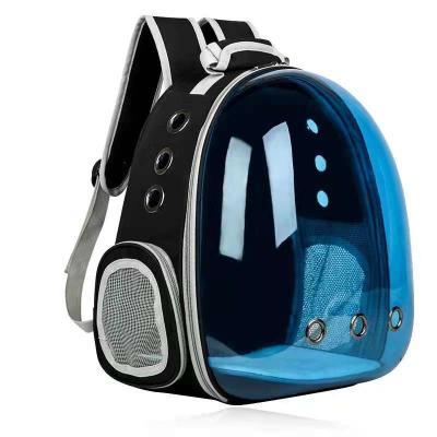 China Fashion Travel Viable Dog Cat Backpack With Breathable Space Capsule Pet Carrier Bag Shoulder Bags In Summer for sale