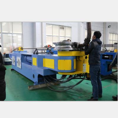 China Pipes Processing Quality DW-114NC Head Semi Automatic Pipe Bending Machine Hydraulic Tube Bender Maker Price for sale