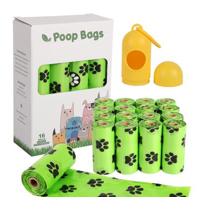 China 003 Dog Poop Bag Sustainable Holder Degradable Portable Dog Pet Waste Bag Poop Picking Bag for sale