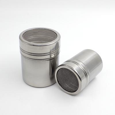 China Sustainable 304 Stainless Steel Spice Jar Powder Jar With Lid for sale