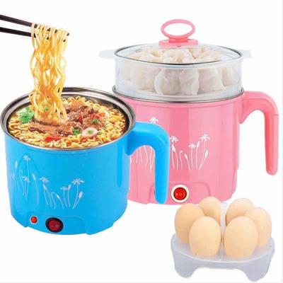 China Mini Electric Cooker Student Outdoor Multi Power Dormitory Small Small Electric Hot Pot Cooking Instant Noodle Non-Stick Pot for sale