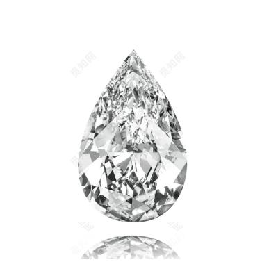 China Moissanite Loose Stone DEF Polishing Colorless Pear Reduced Price VVS1 Per Piece Moissanite Simulated Diamonds for sale