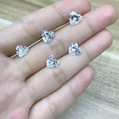 China Star Heart Shape 5mm VVS Moissanite Wholesale Price Per Carat Lab Grown Diamond Moissanite for sale