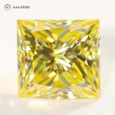 China Star Around Pear Cushion Princess Asscher Radiant Heart Oval Fancy Cut Yellow Moissanite for sale