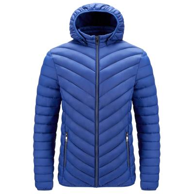 China Hot Sale Waterproof Lightweight Padded Jacket Outdoor Winter Men Padded Jacket With Hood HS015 for sale