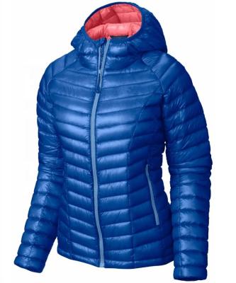 China Customized Lightweight Packable Waterproof Down Jacket Goose Down Jacket For Women HC115 for sale