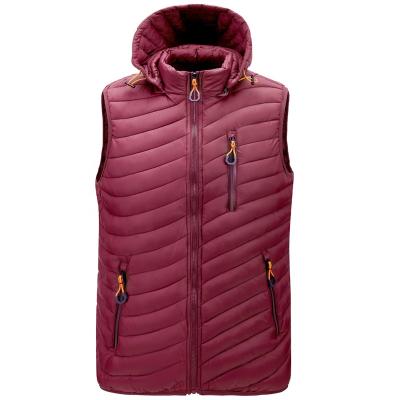 China New Modern Design High Quality Winter Waterproof Men's Sleeveless Jacket Padded Vest Wedding Vest HS007 for sale