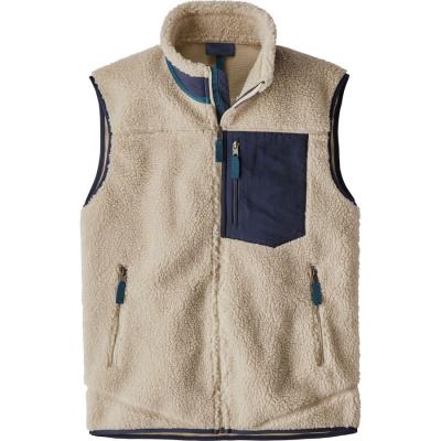 China Wholesale New Anti-wrinkle Unisex Design Fashion Men's Sherpa Vest For Winter HC158 for sale