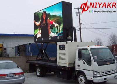 China Full Color P10 SMD Truck Mobile LED Sign Rental With Multi Control Systems for sale