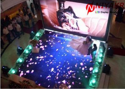 China Interactive P6.25 LED Dance Floor Lights Portable Disco Floor 25600 Dots/m2 for sale