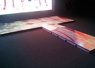 China Indoor Interactive P5.95 Floor LED Screen RGB Full Color 1200 Nits for sale