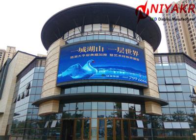 China DIY P10 DIP LED TV Curved Led Panels Outdoor Full Color 10000 Dots/sqm for sale