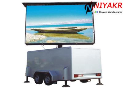 China Anti Oxidation P10 Truck Mobile Led Display Full Color 10000 Dots/m2 1280x960 mm for sale