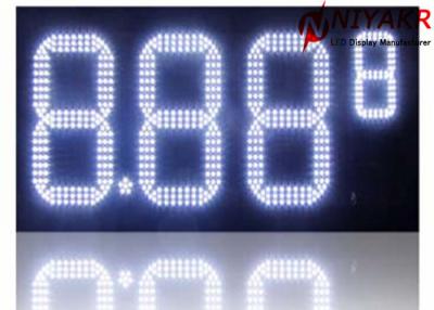 China Customized LED Digital Gas Price Signs 8.889/10 88.88 Display Format for sale