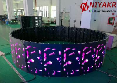 China P3.91 P4.81 360 Degree LED Display With Die-cast Aluminum Cabinet 500x1000mm for sale