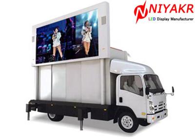 China Video Advertising 6mm Outdoor Mobile LED Screen IP65 27777 Pixels/㎡ for sale