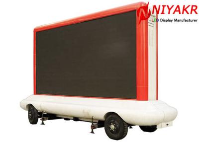 China SMD3535 P8 Outdoor Mobile LED Screen Hire Trailer LED Display Anti Shake 1R1G1B for sale