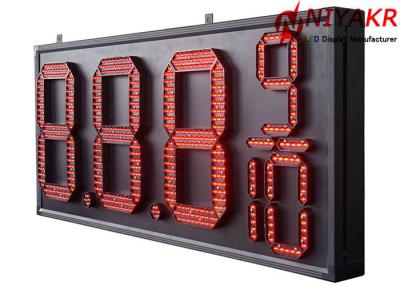 China Remote Control IP65 LED Gas Price Signs Gas Station Digital Signage 5000 Cd/m2 for sale