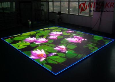 China P3.91 Programmable LED Floor Display Seamless Stitching For Disco Club DJ Events for sale